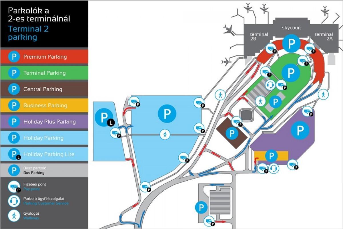 aparcamiento mapa de budapest