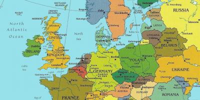 Mapa de budapest en europa
