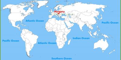 Mapa mundial de budapest, hungría