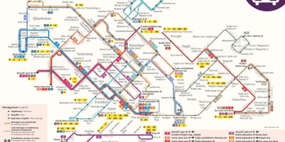 Mapa de budapest trolebús