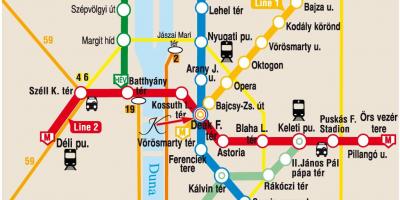 Estación de Keleti mapa de budapest